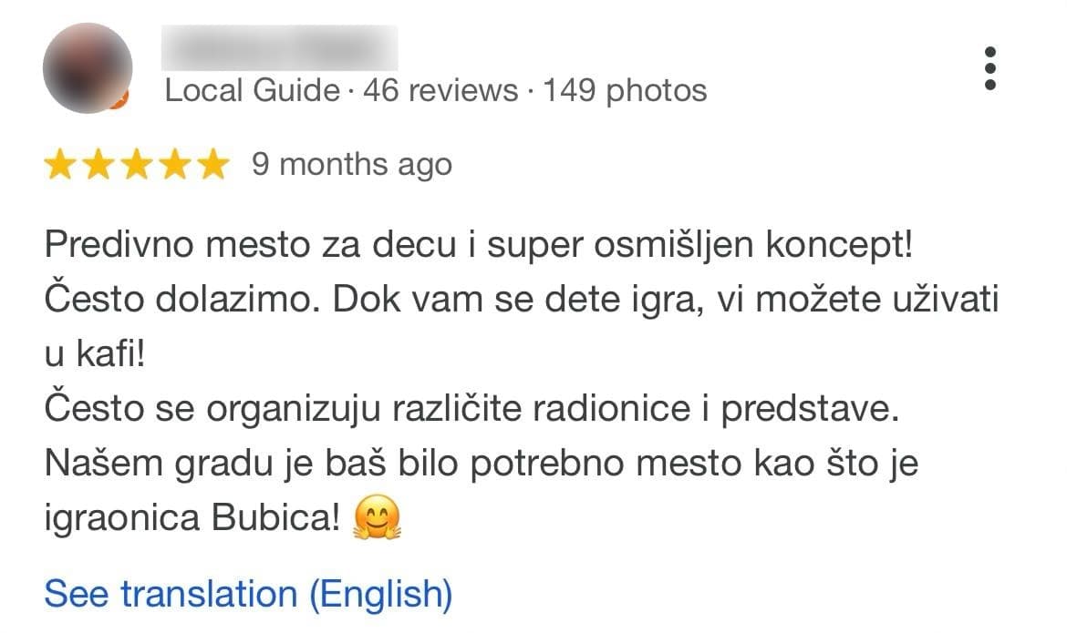 Igraonica Bubica: Recenzija 30